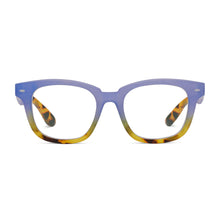 Load image into Gallery viewer, Peepers Readers Hidden Gem frame in Blue Tokyo Tortoise front view

