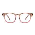 Peepers Readers Latte frame in Tan/Coral front view