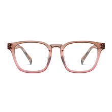 Load image into Gallery viewer, Peepers Readers Latte frame in Tan/Coral front view
