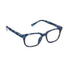 Load image into Gallery viewer, Peepers Readers Maddox frame in Navy Tortoise angled view
