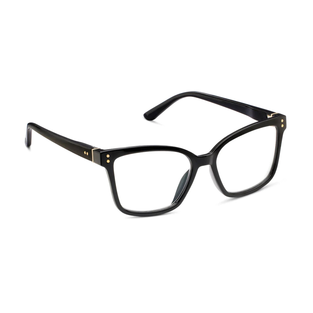 Peepers Readers Octavia frame in Black angled view