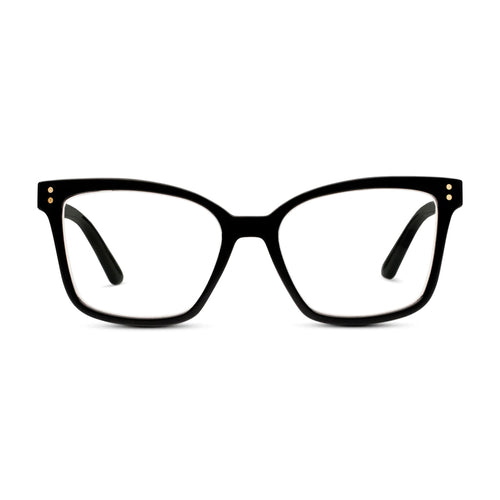 Peepers Readers Octavia frame in Black front view