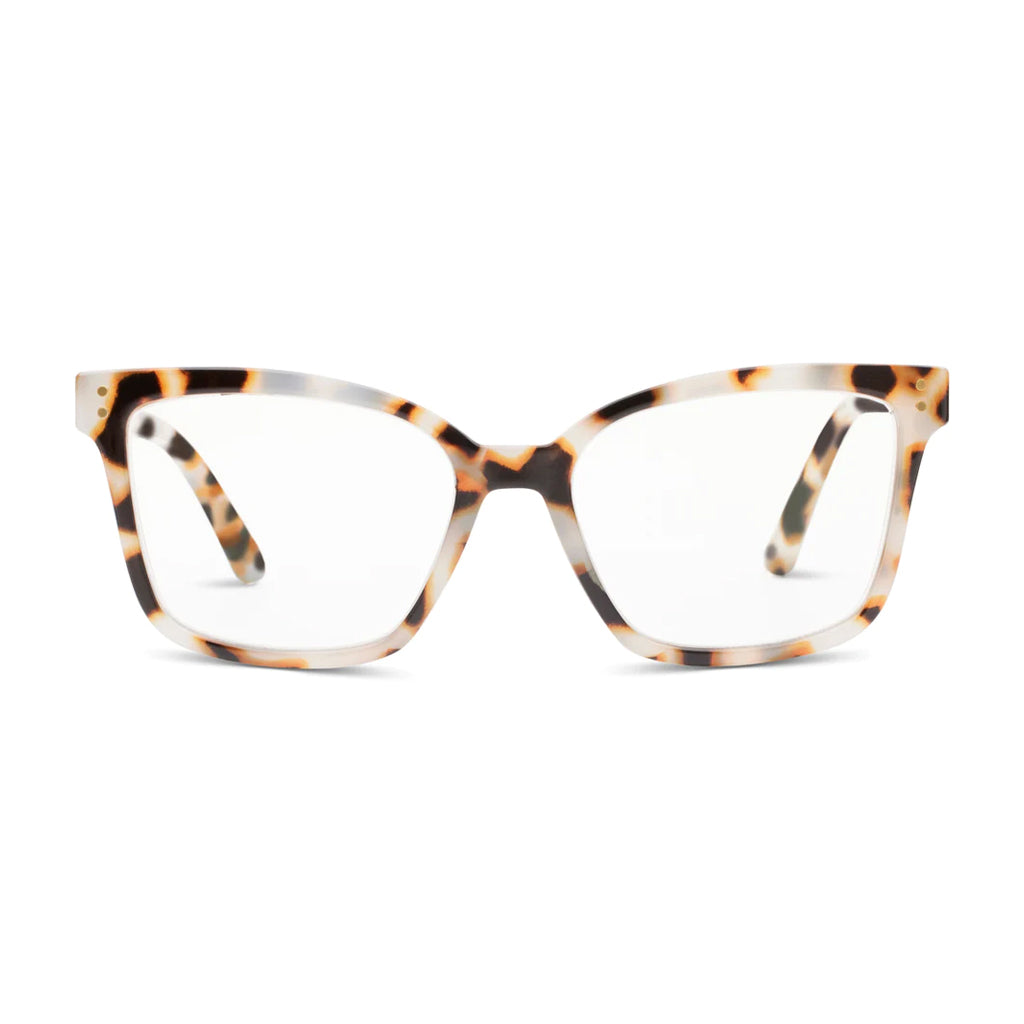 Peepers Readers Octavia frame in Chai Tortoise front view