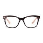 Peepers Readers Sinclair frame in Charcoal Horn/Blush front view