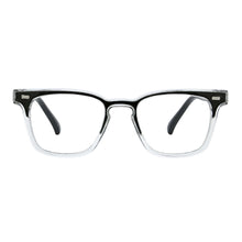 Load image into Gallery viewer, Peepers Readers Strut frame in Black/Clear front view

