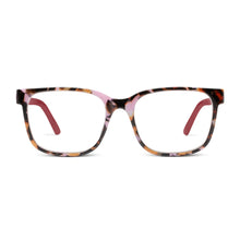 Load image into Gallery viewer, Peepers Readers Sycamore frame in Pink Botanico/Pink front view

