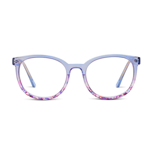 Peepers Readers That's A Wrap frame in Blue front view