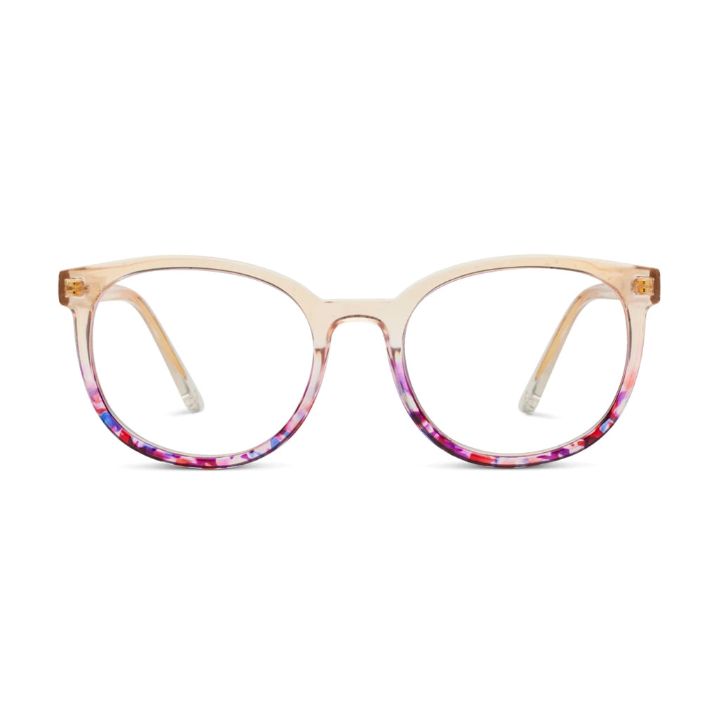 Peepers Readers That's A Wrap frame in Champagne front view