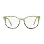 Peepers Readers That's A Wrap frame in Green front view