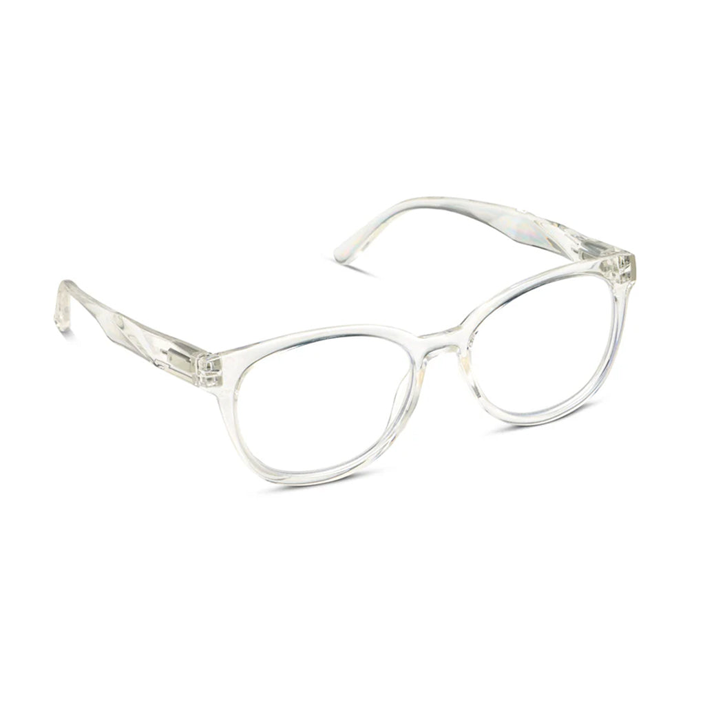 Peepers Readers Virginia frame in Clear angled view