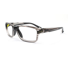 Load image into Gallery viewer, Rec Specs Active Z8-Y40 in Crystal Grey/Black Stripe angled view

