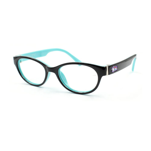 Rec Specs Active Z8-Y60 in Shiny-Black/Teal angled view