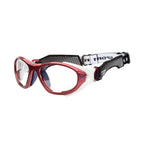 Rec Specs Helmet Spex XL in Shiny Crimson White angled view