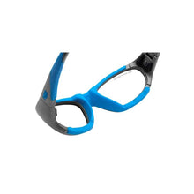Load image into Gallery viewer, Liberty Sport Rec Specs Impact RS-40 frame in Matte Grey/Cyan inside view
