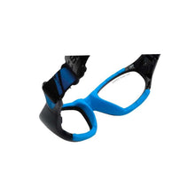 Load image into Gallery viewer, Liberty Sport Rec Specs Impact RS-41 goggle in Matte Black/Cyan inside view
