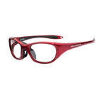 Liberty Sport Rec Specs Impact RS-50 in Shiny Crimson/Black angled view