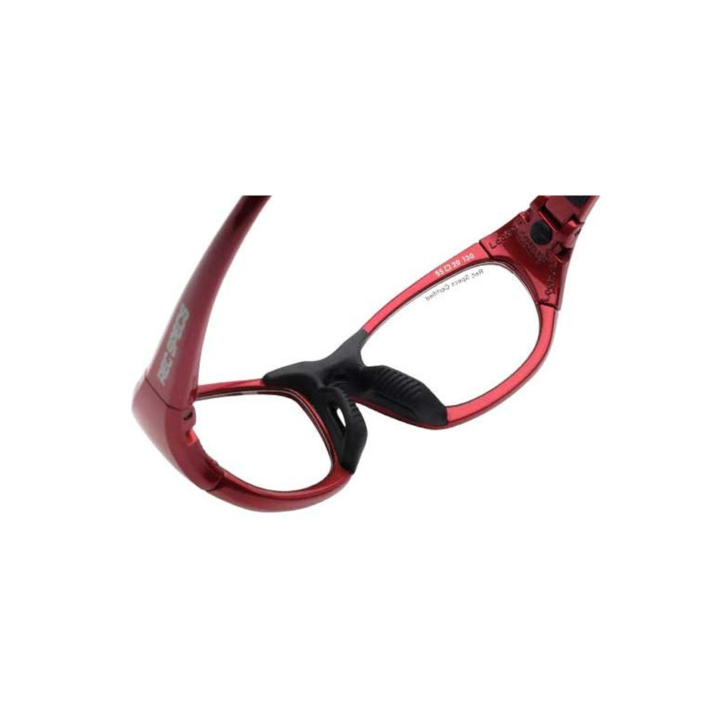 Liberty Sport Rec Specs Impact RS-50 in Shiny Crimson/Black inside view