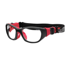 Load image into Gallery viewer, Liberty Sport Rec Specs Impact RS-51 in Matte Black/Red angled view
