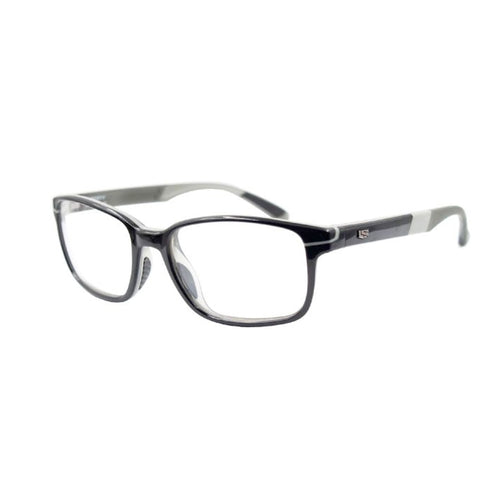 Rec Specs X8 300 frame in Shiny Black Grey Angled view