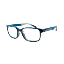 Load image into Gallery viewer, Rec Specs X8 300 frame in Translucent Dark Grey Blue Angled view
