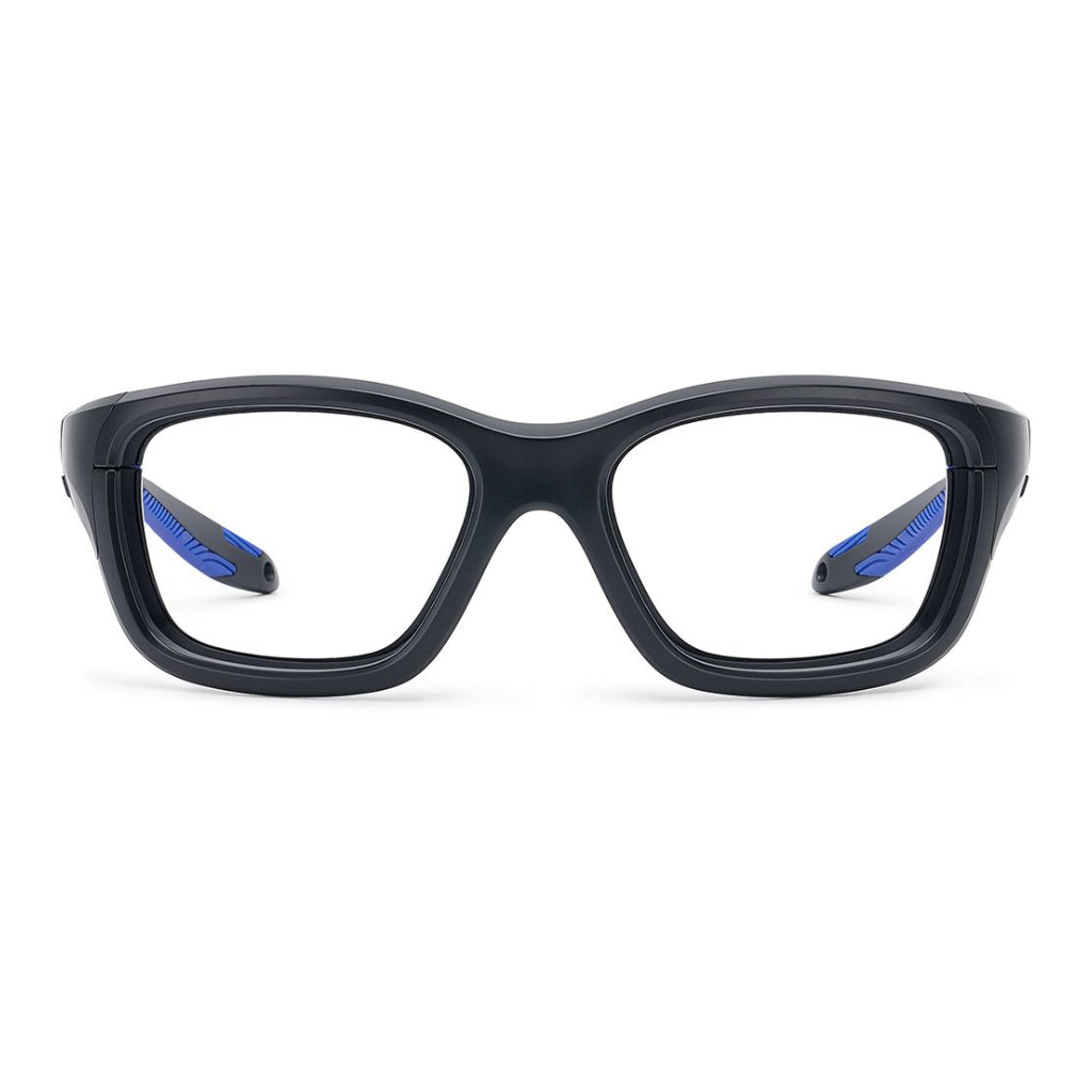 Versport Ares Matte Black Blue frame front view