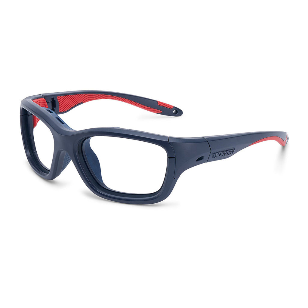 Versport Ares Matte Navy Red frame angled view