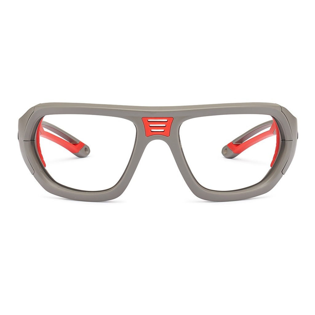 Versport Troy Matte Grey Red frame front view