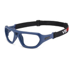 Versport Troy Matte Navy frame with strap angled view