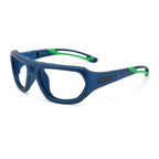 Versport Troy Matte Pearl Navy Green frame angled view