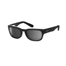 Load image into Gallery viewer, Ziena Kai in Glossy Black Frame with Frost Eyecup and Polarized Grey Lens front view
