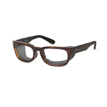 Load image into Gallery viewer, Ziena Kai in Tortoise Frame with Black Eyecup and Clear Lens front view
