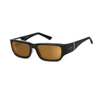 Ziena Nereus in Glossy Black Frame with Frost Eyecup and Copper Lens profile view