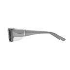 Ziena Nereus in Titan Frame with Frost Eyecup and Polarized Grey Lens side view