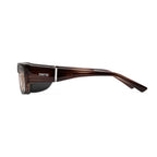 Ziena Nereus in Veneer Frame with Black Eyecup and Clear Lens side view