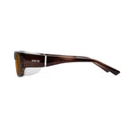 Ziena Nereus in Veneer Frame with Frost Eyecup and Copper Lens side view