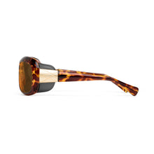 Load image into Gallery viewer, Ziena Oasis – Tortoise Frame with Black Eyecup and Copper Lens side view
