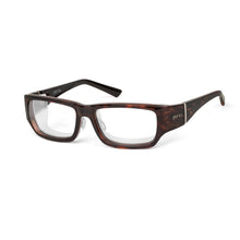 Load image into Gallery viewer, Ziena Seacrest in Tortoise Frame with Frost Eyecup and Clear Lens profile view
