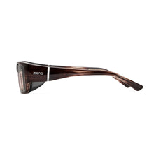 Load image into Gallery viewer, Ziena Seacrest in Veneer Frame with Black Eyecup and Clear Lens side view
