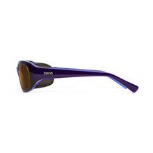 Load image into Gallery viewer, Ziena Verona in Lilac Frame with Black Eyecup and Copper Lens side view
