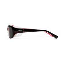 Load image into Gallery viewer, Ziena Verona in Rose Frame with Frost Eyecup and Grey Lens side view
