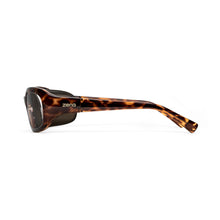Load image into Gallery viewer, Ziena Verona in Tortoise Frame with Black Eyecup and Clear Lens side view

