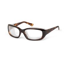 Load image into Gallery viewer, Ziena Verona in Tortoise Frame with Frost Eyecup and Clear Lens profile view
