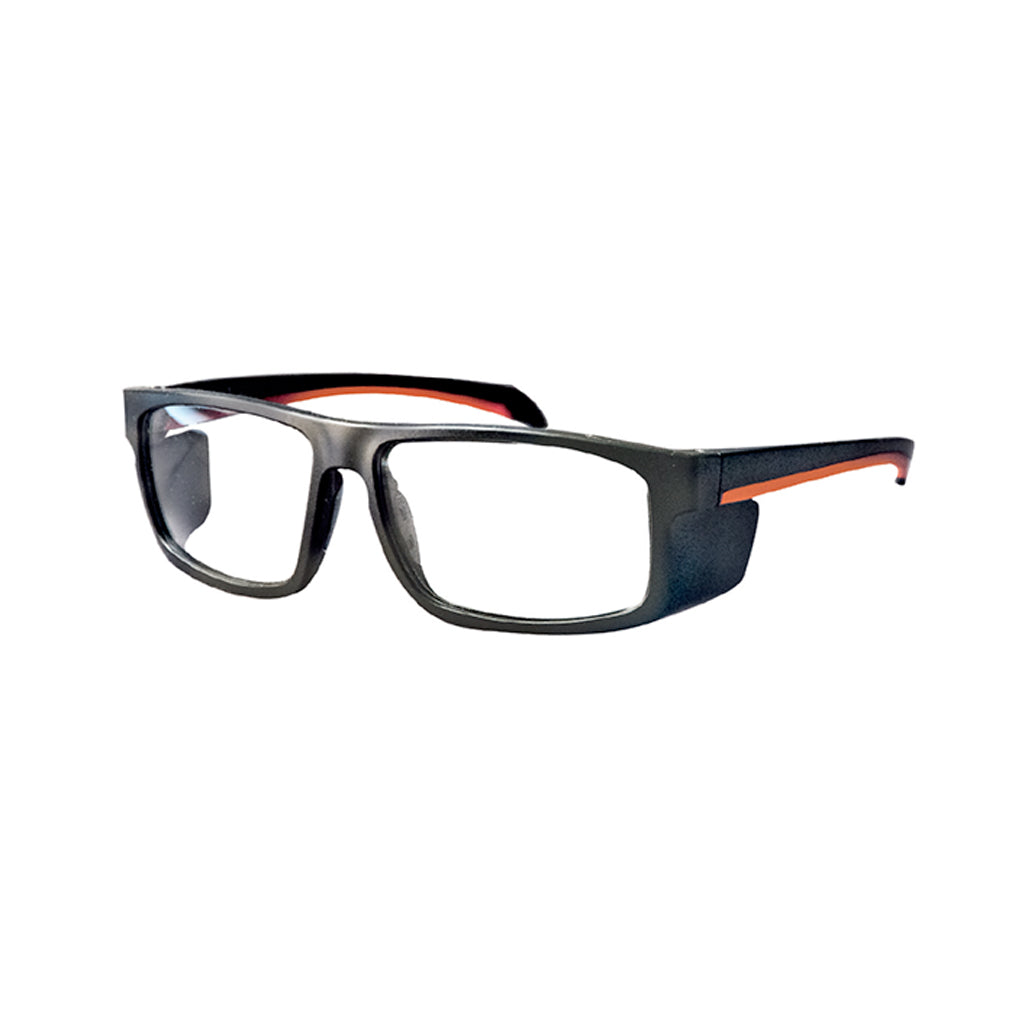 ArmouRx Safety Glasses Model 5003 in Black Red