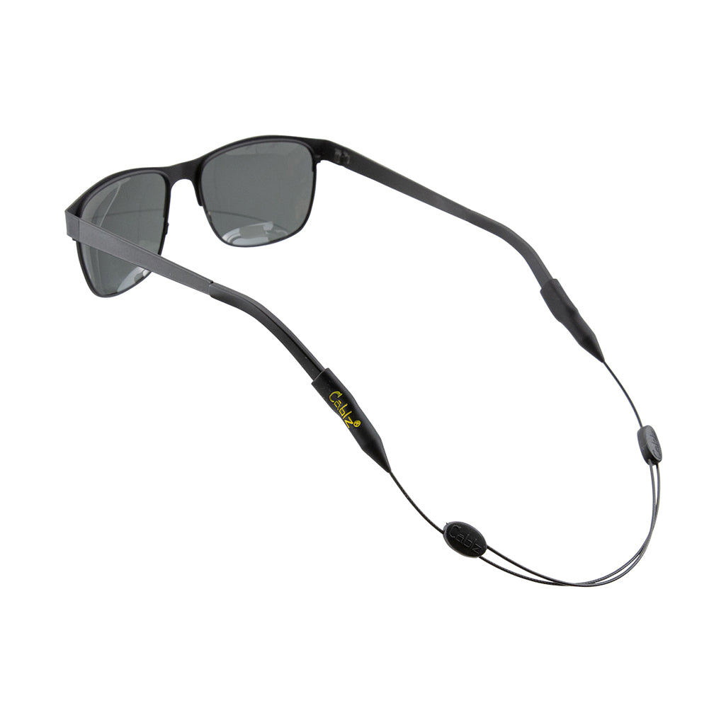 Cablz Zips Adjustable Eyewear Retainer in Black