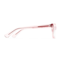 Load image into Gallery viewer, Caddis Bixby Reading Glasses in Clear Pink side view
