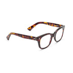 Caddis Bixby Reading Glasses in Turtle angled view