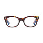 Caddis Bixby Reading Glasses in Turtle front view