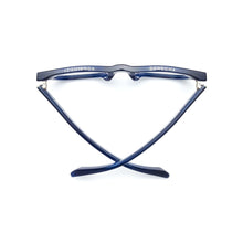 Load image into Gallery viewer, Caddis D28 Reading Glasses in Gloss Blue top view
