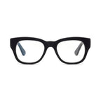 Caddis Miklos Reading Glasses in Matte Black front view