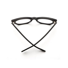 Load image into Gallery viewer, Caddis Miklos Reading Glasses in Matte Black top view
